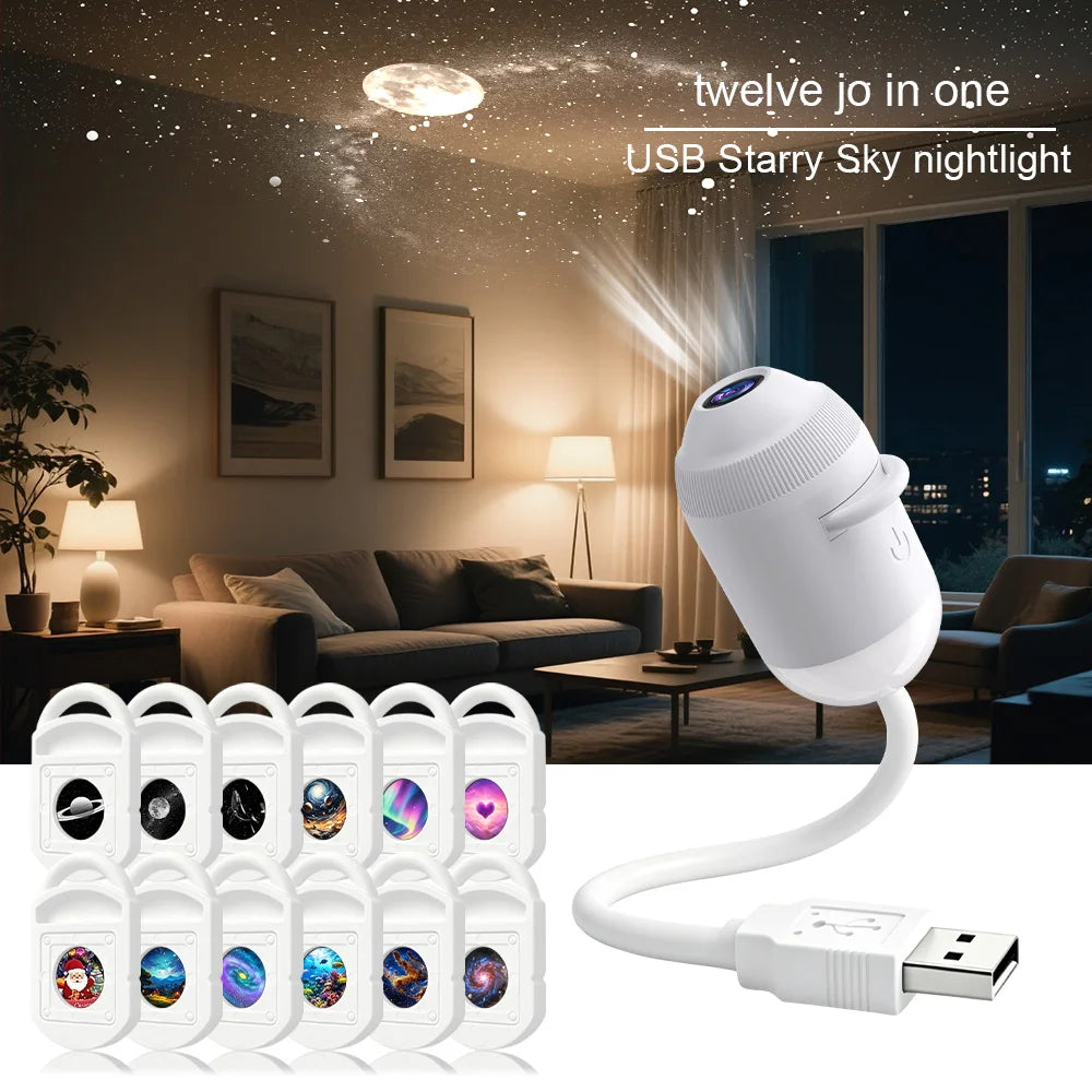 USB Starry Sky Projection Light