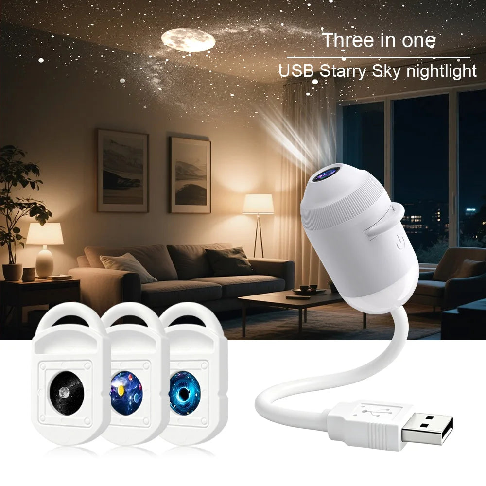 USB Starry Sky Projection Light