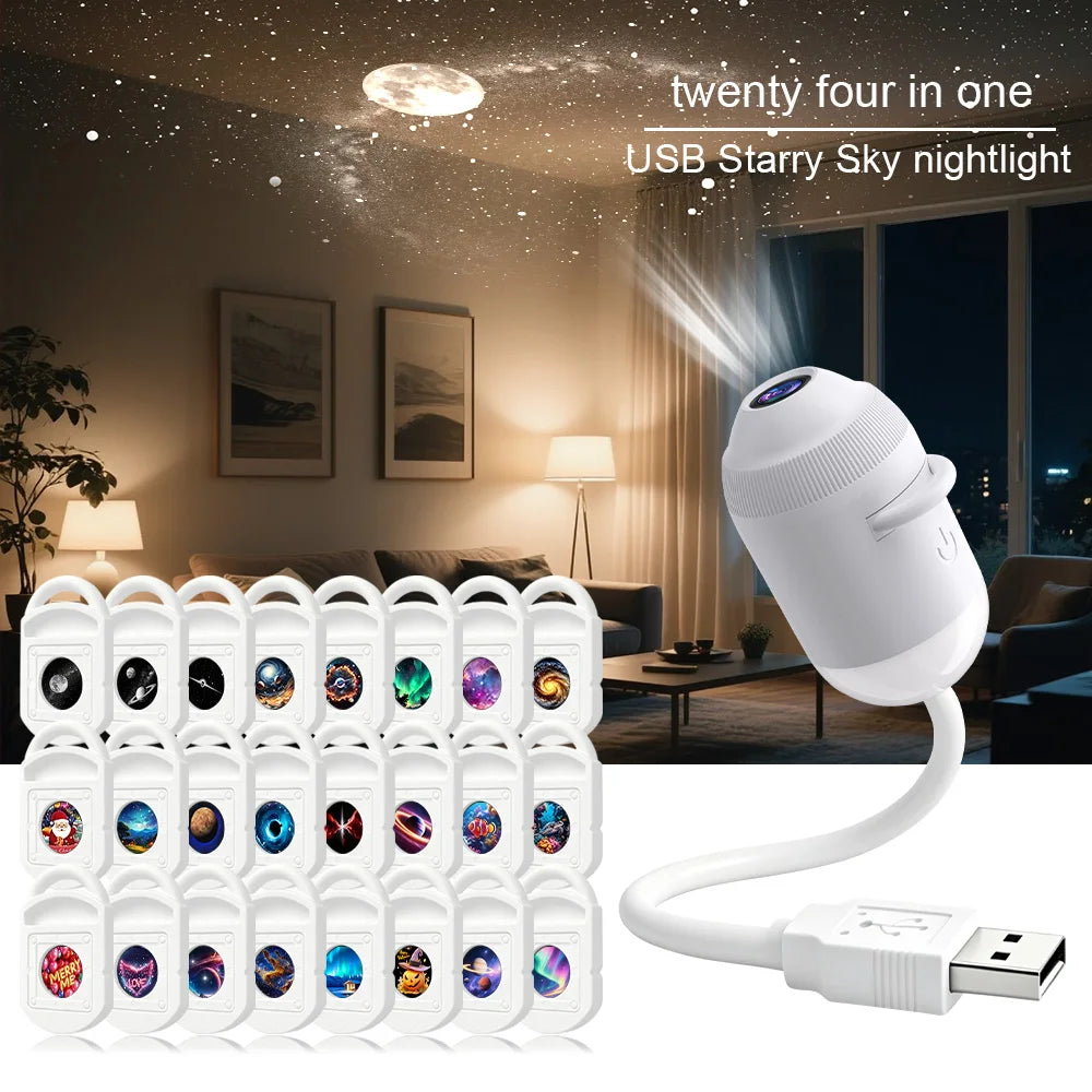USB Starry Sky Projection Light