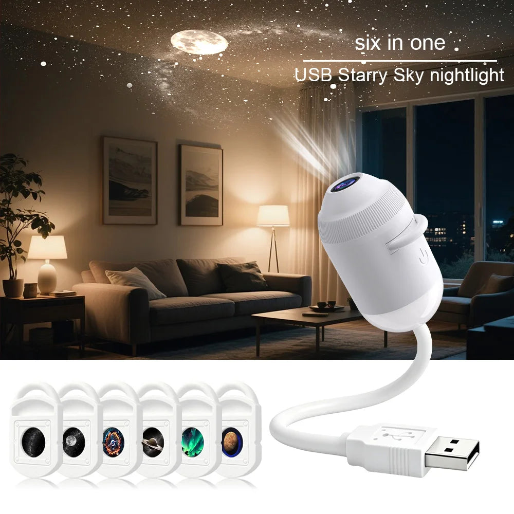 USB Starry Sky Projection Light